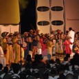 Un saludo musical al presidente Juan Manuel Santos le fue brindado en Valledupar por parte de la agrupación Los Niños Vallenatos en medio de la edición número 58 de los...