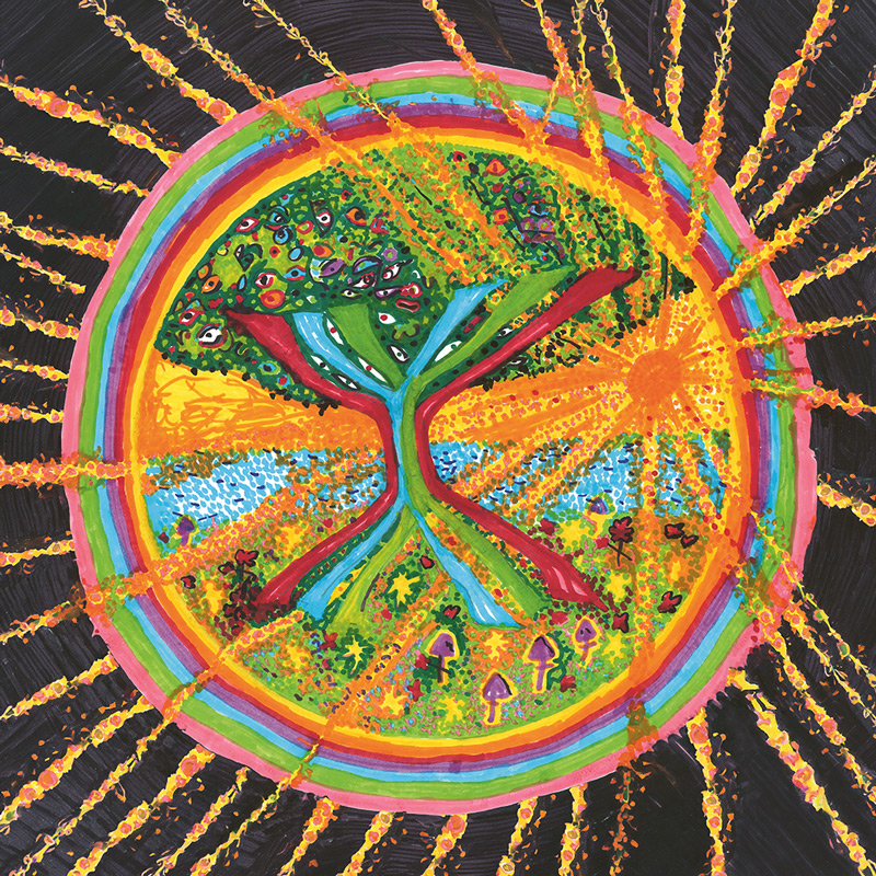BaBa ZuLa - XXX portada del disco. Estilo psicodelico.