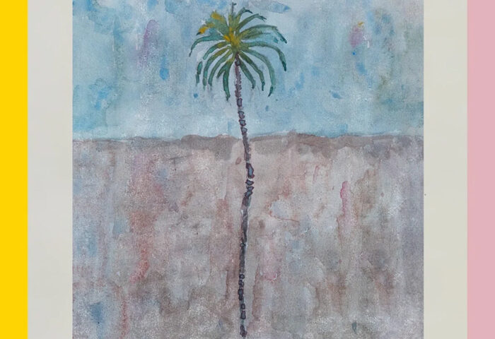Canzoniere Grecanico Salentino – Il Mito. Portada del disco. Una pintura de una palmera con una raíz profunda.