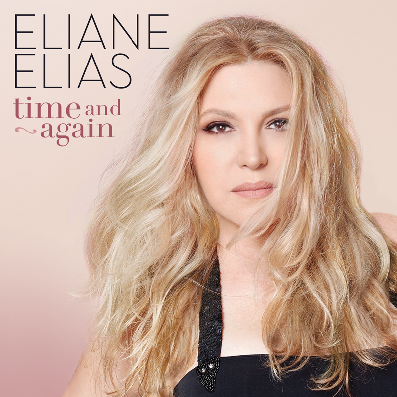 Eliane Elias - Time and Again portada del disco. Una foto de la artista..