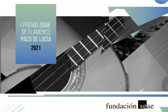 cartel del Premio SGAE de Flamenco Paco de Lucía
