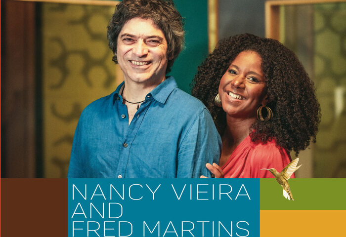 Esperança, de Nancy Vieira y Fred Martins. Portada del disco. Foto de los dos artitas sonriendo.