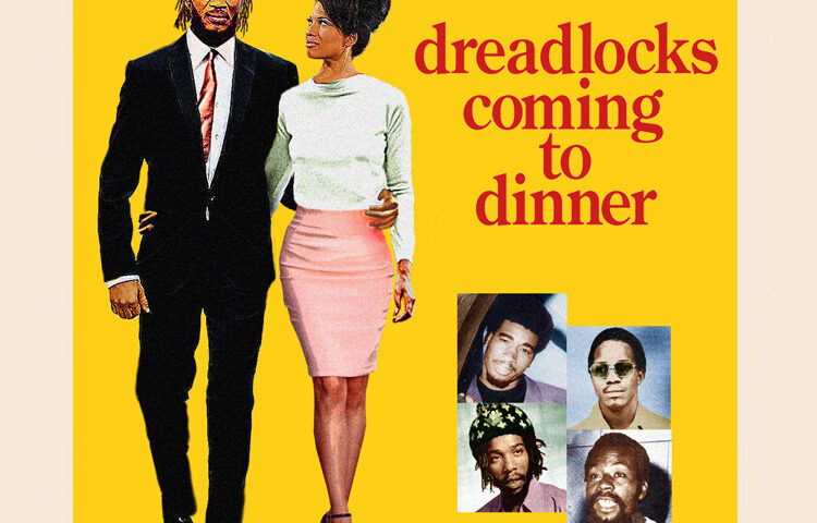 Niney "The Observer" Presents Dreadlocks Coming To Dinner, portada del disco. Foto de un hombre y un mujer caminando.