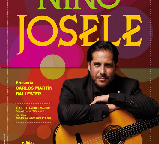 Cartel del concierto de Niño Josele en el Círculo Flamenco de Madrid