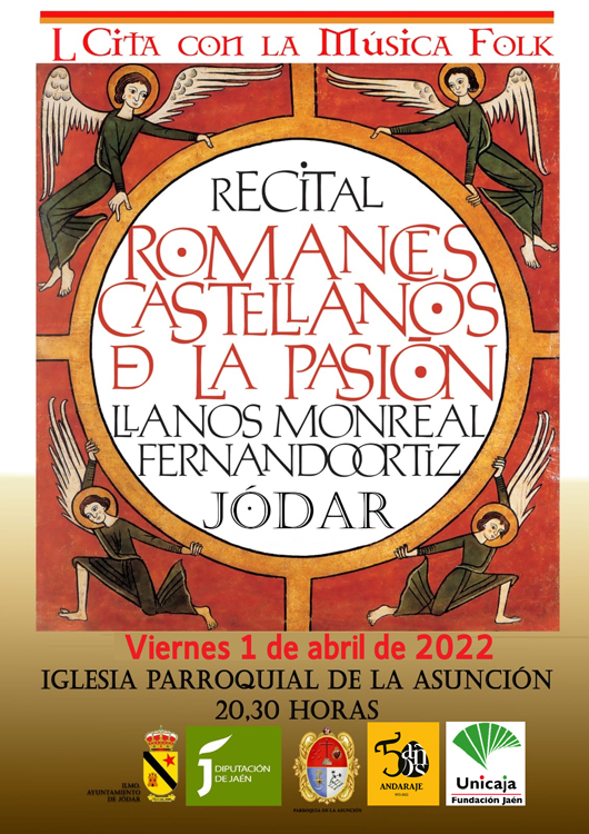 cartel del concierto Romances Castellanos de la Pasión